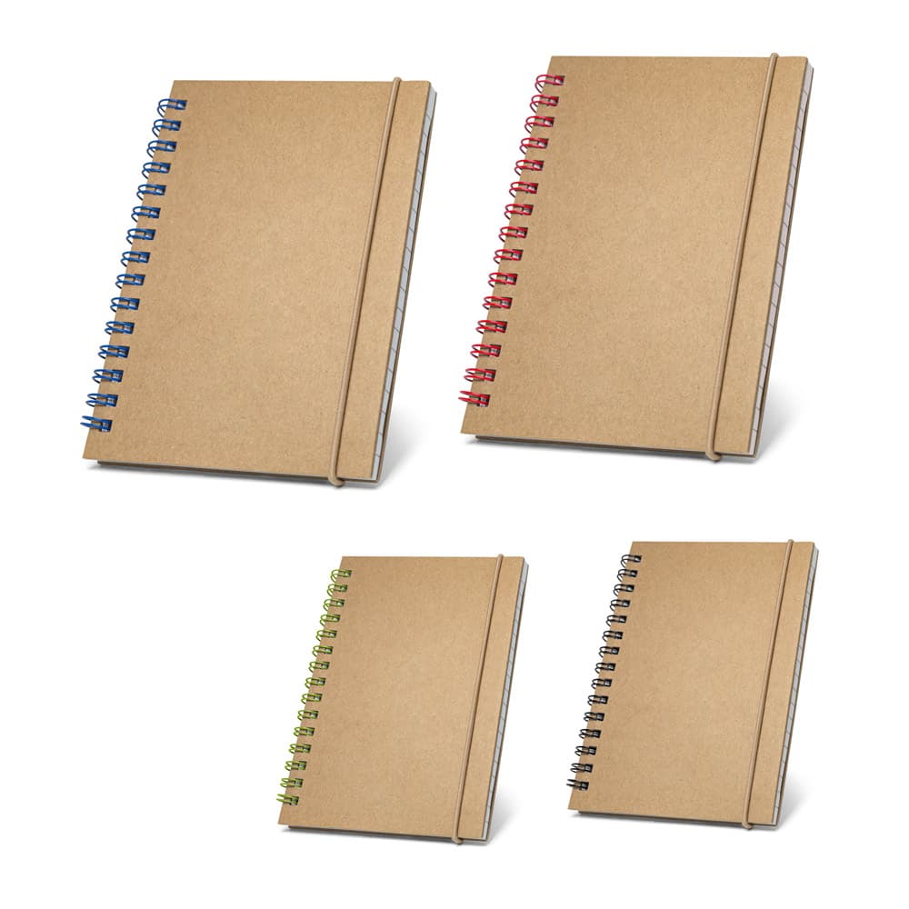 MARLOWE. Caderno de bolso espiral com folhas pautadas